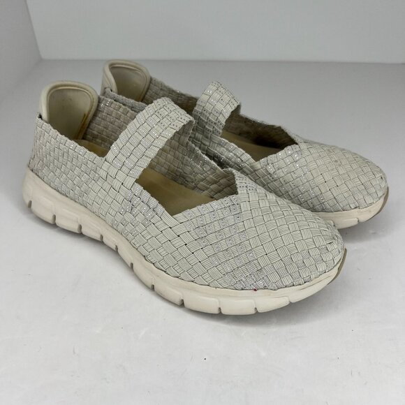 Skechers Womens Gray Bernie Mev Comfi Lightweight Foam Size 9 Slip On Sandals - Picture 2 of 9